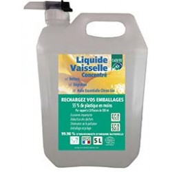 GRAND FORMAT - Recharge Liquide Vaisselle Mains Savon noir & Algues Marines  Ecocert