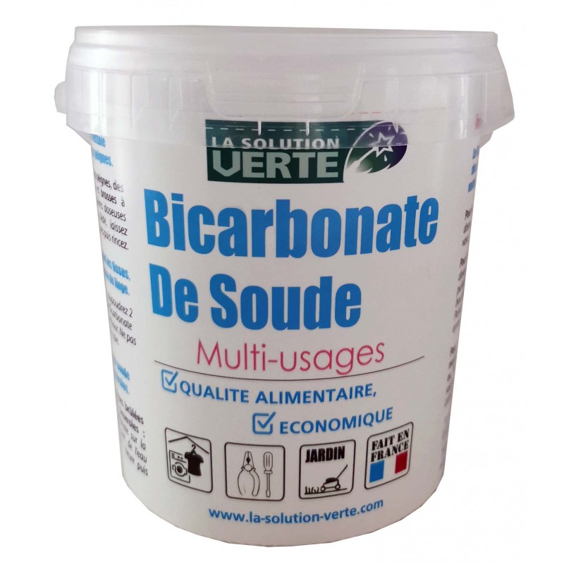 Bicarbonate de soude qualité alimentaire en pot de 1 kg avec doseur