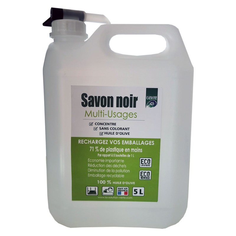 Savon noir liquide 100 % huile d'olive